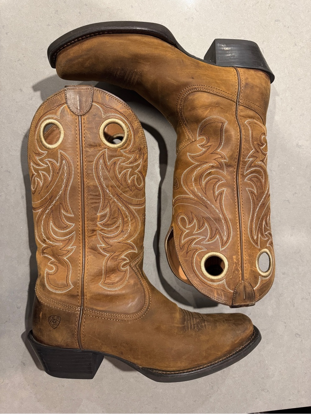 Ariat Men's Brown Square Toe Western Boots